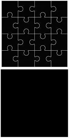 Ideen mit Herz Stanzschablonen,Quadrat & Puzzle-Quadrat, 2 Stück