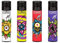Clipper Jet-Feuerzeug 4er Set: (Jet Flame Strange)