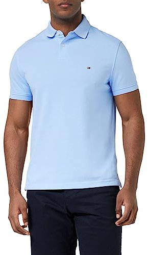 Tommy Hilfiger 1985 REGULAR POLO S/S Polos Men's, Blue (Vessel Blue), S