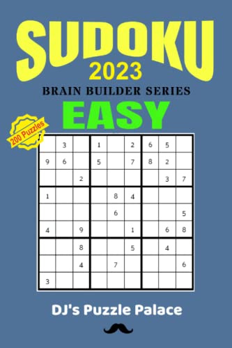 Easy Sudoku 2023: Brain Builder Series