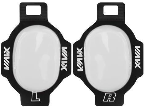 XAVIA Coppia Di Saponette Da Moto | Slider Ginocchia (Bianco)