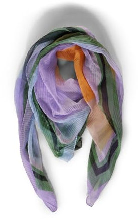 STREET ONE Damen Halstuch mit Muster, multicolor, A
