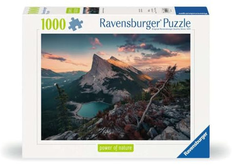 Ravensburger Puzzle 12000033 - Abends in den Rocky Mountains - 1000 Teile Puzzle für Erwachsene und Kinder ab 14 Jahren, Puzzle mit Landschaft und Natur