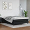 BAZZI Boxspringbett 140 x 200 cm Polsterbett Komplettes Bettset Mit Lattenrost Schwarz-12 Kunstleder Jugendbett Perfekt für Jugendzimmer, Futonbett