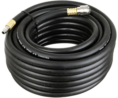 Tuyau à Air Comprimé 15m 20BAR 10mm Tuyau en Flexible Compresseur D'Air