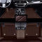 Nach Maß Fussmatten Auto für Mazda CX-80 2024. Doppelschichtiges Design Sternenhimmelteppich Antirutschmatte Auto Umweltfreundliches Leder,Coffee-LHD