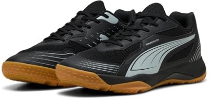 PUMA Unisex Solarflash Iii Hallenturnschuh, Schwarz, kühles Hellgrau, 45 EU