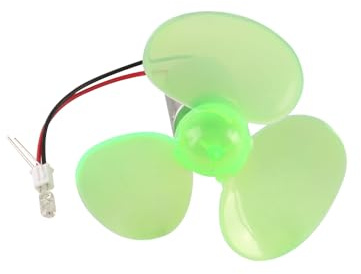 Ieron Mini generatore di turbina eolica 90mm Micro generatore di energia eolica Kit Modello Motore CC con Ventola per esperimento didattico Fai da Te per l'istruzione scientifica