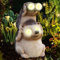 ZOYDP Ornements de jardin - Statue de hérisson - Ornements solaires de jardin d'extérieur - Étanche - LED - Ornements de jardin - Décorations pour jardin, cour, nains en résine