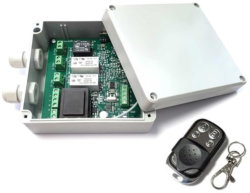 Funk Set für Homelink Empfänger Sender 433MHz Keeloq universal 2 Kanal 230V / 16A