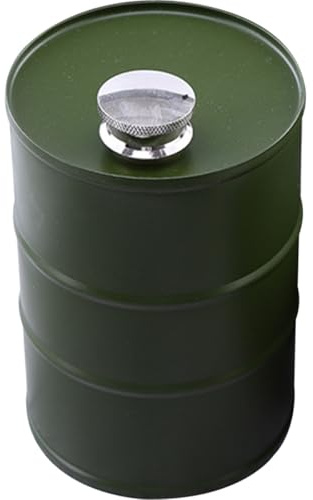 FRCOLOR Auslaufsichere Edelstahl Weinflasche 750ml in Benzinkanister Form Praktischer und Robuster Camping Weinbehälter für Outdoor und Zuhause