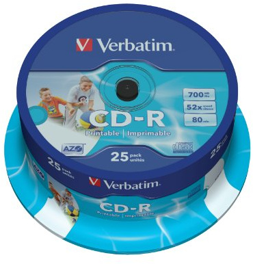 Verbatim CDR80 Slimcase 20 Pack (48x Speed)