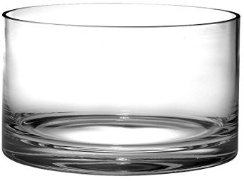Barski – europea in vetro di qualità – fatto a mano – spessore con bordi dritti insalatiera – Diametro 25,4 cm – ottima qualità – Made in Europe