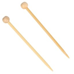 Seeknit Bamboo Mini Knitting Needles - 6.5cm - 3pcs - Beige