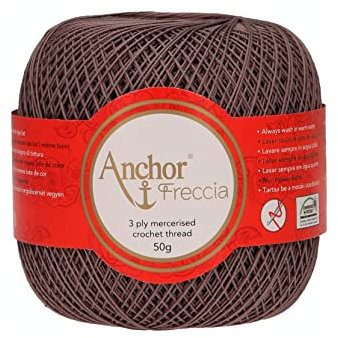Anchor 4771016-00589 Häkelgarne, 100% Baumwolle, 589, Stärke 16, 88 Gramm