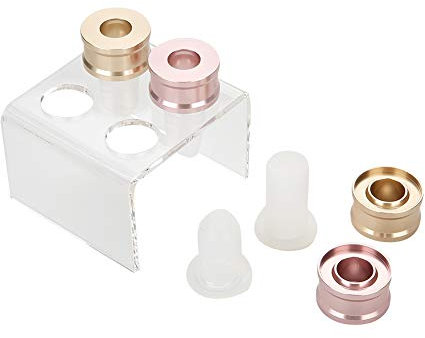 12,1 MM DIY Lippenstift Form, Einfache DIY Lippenstift Form Set, Schöne Verschiedene Formen von Lippenstift Herstellung Form Silikon Lippenbalsam Form Handwerk Werkzeug(Vierlochhalterungsset)