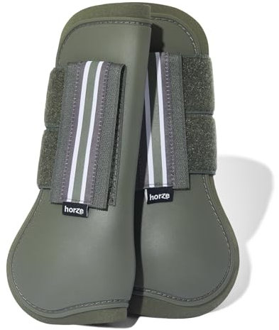 HORZE Pferde Gamaschen Adepto, 2er Set, Grün, P