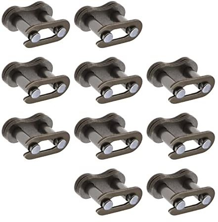 Be In Your Mind 10PCS 25H Chain Master Link Chain Connecting Link Steel Chain Link Roller Chain Connecting Links Replacement Repair Parts for Motorcycle