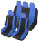 Auto Accessori Lupex - Copri sedili Auto Universali LS10 | Colore Blu | Set Anteriori e Posteriori | Poliestere | No Suv