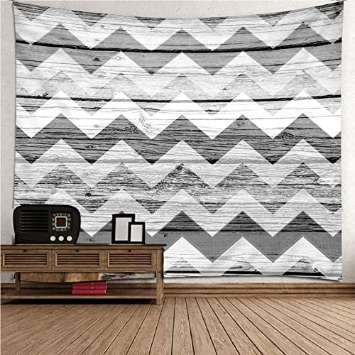 UNZYE Zeichen Wandbehang Yoga Wandtuch Wellenmuster Wandbehang Om Tapisserie Kunst Schwarz-Weiss Art Deco Wanddecke Schlafzimmer Wohnzimmer 300x250CM