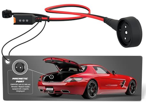 JMR Adapter for Mercedes-Benz SLS AMG Compatible with CTEK (Magnetic Port, with Indicator)