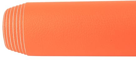 Surriba Selbstklebende Leder, Kunstleder Flicken Selbstklebend Reparaturset für Motorrad Rückenlehne Stühle DIY-Basteleien Stifteetui Handtasche 10 * 150cm Orange