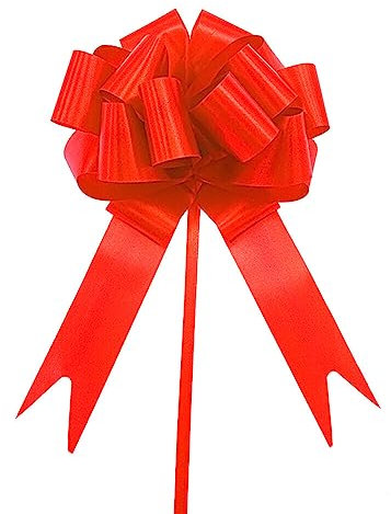 Geschenk Schleife mit Geschenkband,30 Stück Geschenkschleife zum Basteln und Verpacken Bunt Dekoschleifen Ziehschleifen Polyband Geschenkschleife für Weihnachten,Hochzeit,Geburtstag,Geschenkverpackung