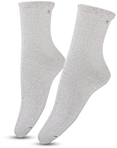 1 Paar Leitfähige Socken, Elektrodensocken für TENS-Gerät, Physiotherapie-Instrument, Schmerzlinderung, Durchblutung, Fußmassage (langer Typ) (Lange Elektrodensocken)