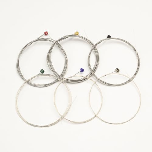 GZYUJIEMEDIA Set di 6 corde per chitarra elettrica, (calibro 10-52), corde in acciaio nichelato, per chitarre a 6 corde, ideali per principianti e artisti