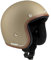 BANDIT Jet Premium Open Motorcycle Helmet Matte Beige Leather Profile Custom Biker Style Visor Included Dull Sand Open Helmet JETPSF (S)