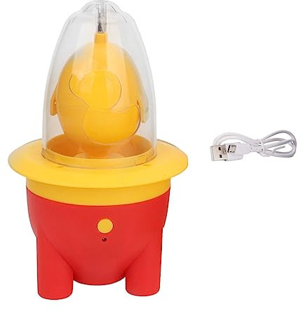 Golden Egg Maker Egg Scrambler Shaker Lovely Electric Mini Portable USB Charging Golden Egg Maker for Kitchen Red