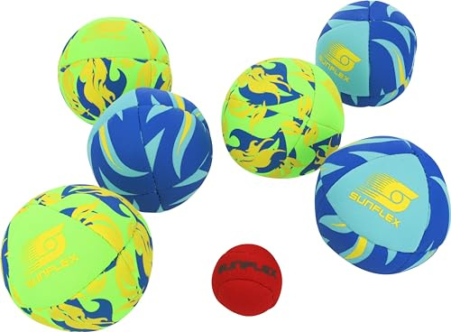 Sunflex Extreme Boccia Boccia Flames Boccia, Unisex, Blau und Grün, NO Size (Z254: Modell 1 Artikel (ohne Größe))