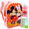 Mochila de Mickey y Minnie para niños, paquete con mochila de Mickey y Minnie de 15 pulgadas, botella de agua, calcomanías, más | Mochila de Mickey Mouse para niños y niñas, Mochila Minne Mouse,