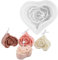 Silikonform Blumen Liebe Rose Kerzenform Silikon 3D Kerzenform Blumen Kerzen Silikonform für die Herstellung von handgefertigten Duftkerzen, Seifen, Gips Harzhandwerk, etc.