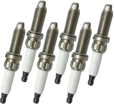 Zündkerzen Zündsystem 4-6 Stück 12120037244 ZGR6STE2 Autozündung für BMW E90 E93 E92 E91 E60 F10 E61 330i 320i 530i 525i N53 N54 Zündkerzensatz (Farbe: 4psc)