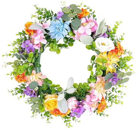 Frühlingsblumengirlande Girlande Outdoor-Hochzeitsarrangement Wandbehangdekorationen Traumfänger Makramee Basteln (Pink, One Size)