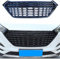 HSHTTKL Auto Griglie Anteriori e Griglie Radiatori per Hyundai Tucson 2015-2018, Frontale Griglie Auto Griglia Paraurti Anteriore Auto Accessori,Black