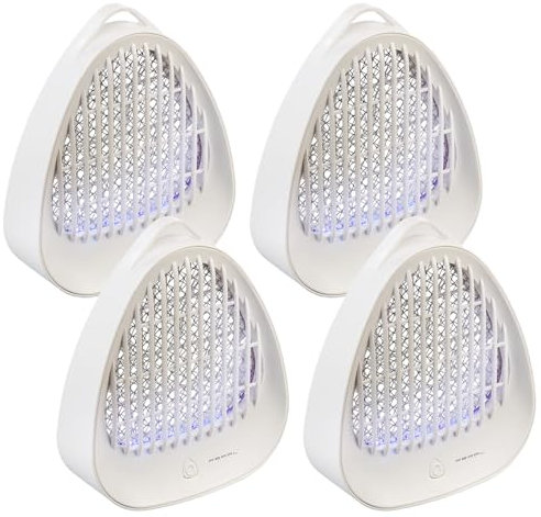 PEARL Anti-Mücken-Lampe: 4er-Set USB-UV-Insektenvernichter für den Innenbereich, bis 40 m² (USB Insektenvernichter Elektrische, leise)
