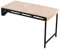 FAXJRU Wandtisch klappbar, Klapptisch Wand, Kleiner Wandtisch, Wandklapptisch Schreibtisch Tischplatte, in Eiche astig Klapptisch Esstisch Küchentisch, Wandmontage mit Tischbein klappbar