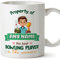 MUGFFINS Personalised Mug for Bowling Player Man - in English - Property of - Funny Custom Gift for Colleagues - Ceramic 11oz Mug