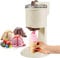 Ice Cream Maker Machine with Compressor, Automatic Soft Serve Ice Cream Maker, 1L Large Capacity for Yogurt and Sorbet