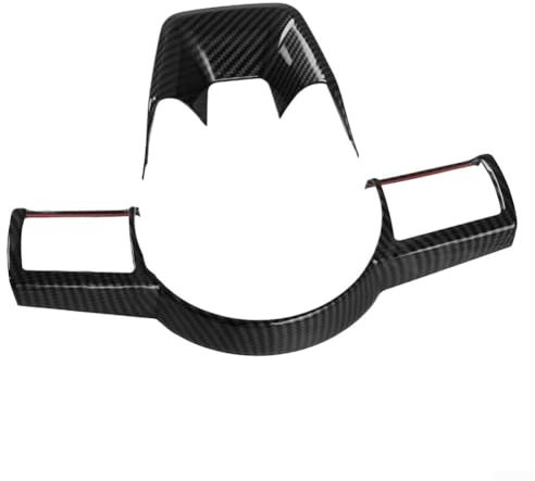 Aggiorna il volante della tua auto con rivestimento in fibra di carbonio, set di 2