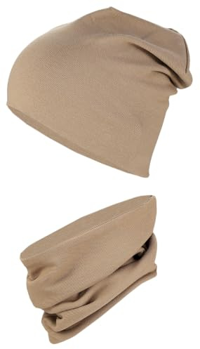 TupTam Mütze und Schal Kinder Set | Weiches Set für Herbst und Winter