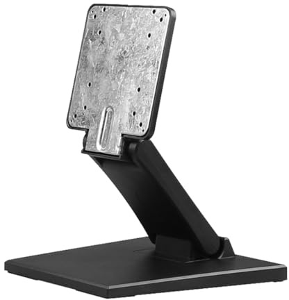 BESPORTBLE Supporto per Monitor LCD da Tavolo Pieghevole in Ferro Resistente Base Stabile 14-27 Pollici capacità Carico 65 kg Regolabile per Postura Ergonomica e Uso Desktop
