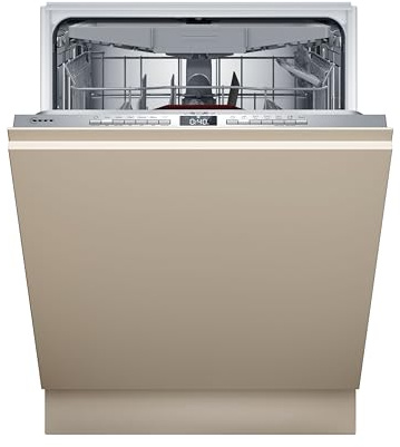 NEFF N 50 Vollintegrierbarer Geschirrspüler 60 cm, S155HCX03E, Made in Germany, Flex 1-Korbsystem für einfaches Beladen, Chef 70 °C, Programme-Download, AquaStop, InfoLight, Home Connect