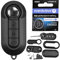 Guscio per chiave a scatto con telecomando e batteria CR2032 da 3 V compatibile con OPEL/FIAT/Peugeot/Citroen