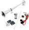 YIYDA Car Horn Klaxon 150DB Klaxon de voiture 45cm Air Horn avertisseur Chrome Zinc Unique trompette Camion Air Horn avec compresseur pour 12V car boat truck