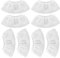 KEEPOW 8 PCS Bonnettes Microfibre pour Kärcher, Chiffons pour Buse à Main Accessoire pour Nettoyeurs Vapeur SC 1, SC2, SC3, SC4, SC5