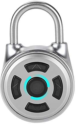 Lazmin Cadenas Bluetooth, Mini Cadenas Bluetooth Universel sans Fil en métal, Verrouillage électronique sans clé APP Contrôle de Cadenas de Soutien Prise en Charge iOS et Android