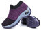 Hitmars Scarpe da Ginnastica da Donna Scarpe Sportive da Corsa Palestra Cuscino d'Aria Viola 2-EU37
